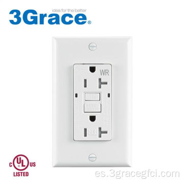 Outlet GFCI de autocomprobación con TR &amp; WR